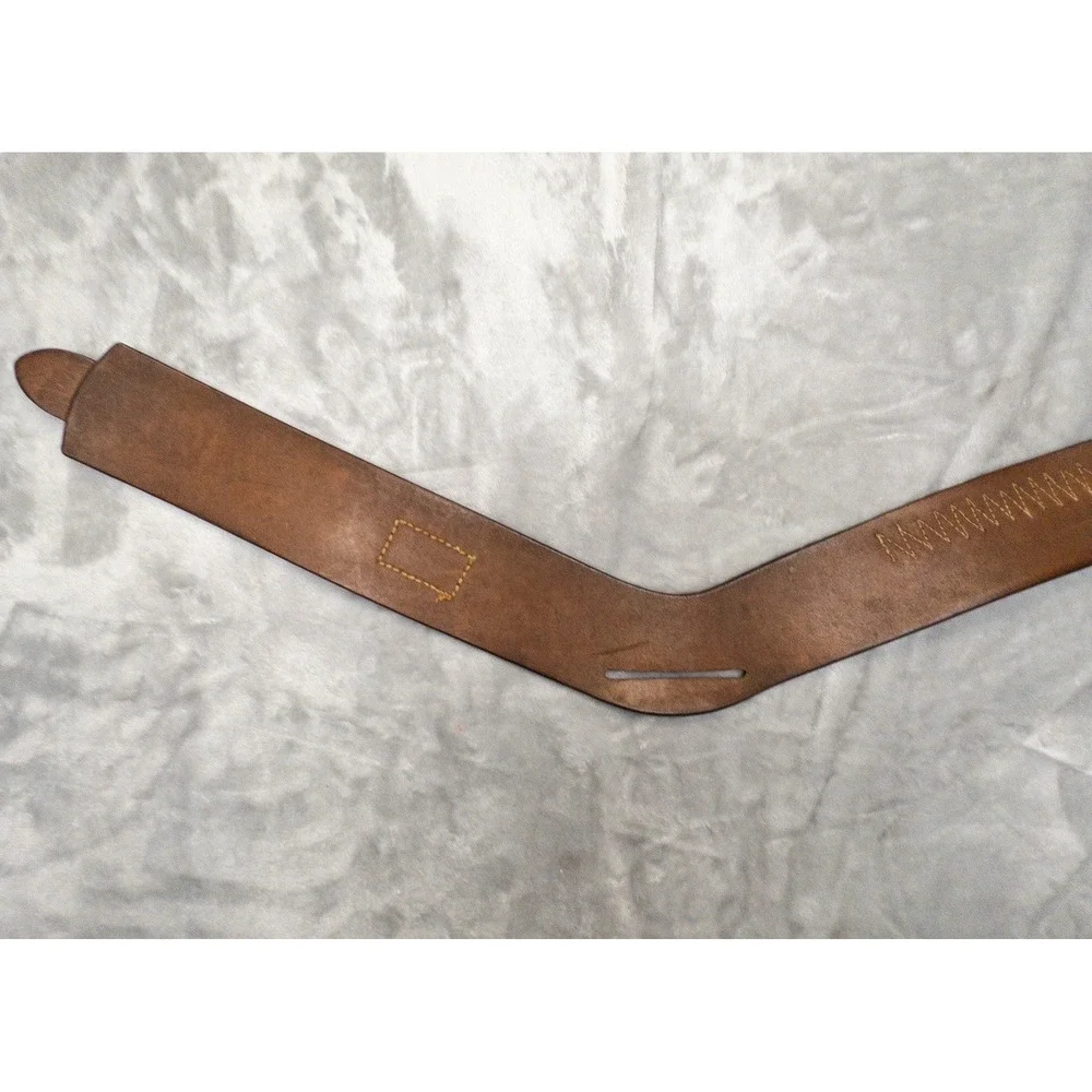 Vtg Viking Western Brown Leather Gun Cartridge Belt 7026 Mens Large Outdoors